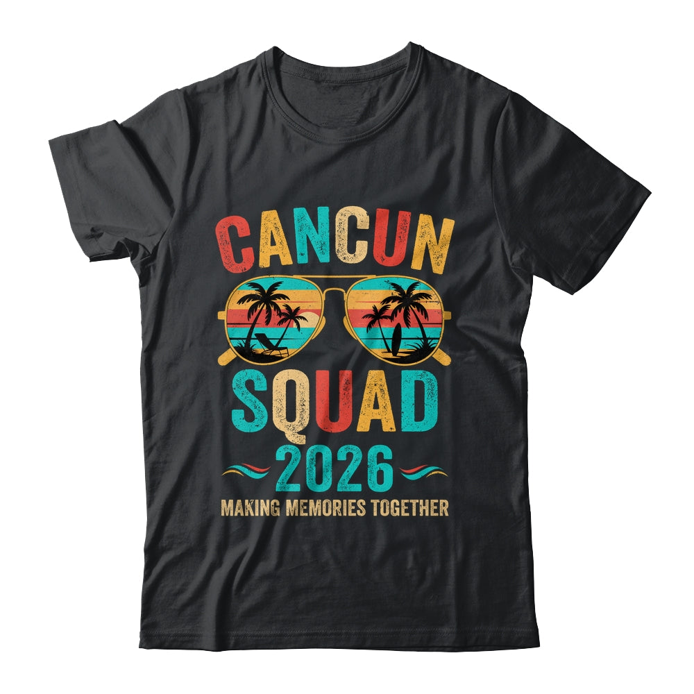 Cancun Vacation Squad 2026 Family Matching Vintage Shirt & Tank Top | teecentury