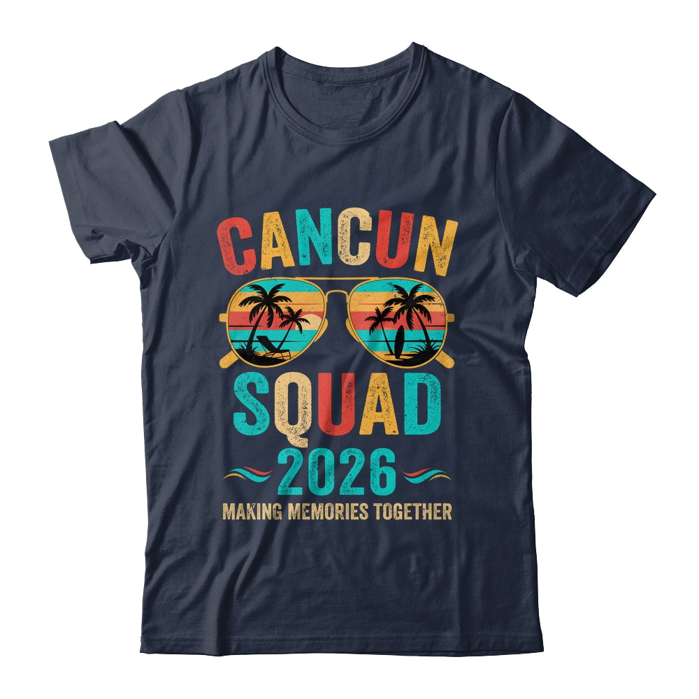 Cancun Vacation Squad 2026 Family Matching Vintage Shirt & Tank Top | teecentury
