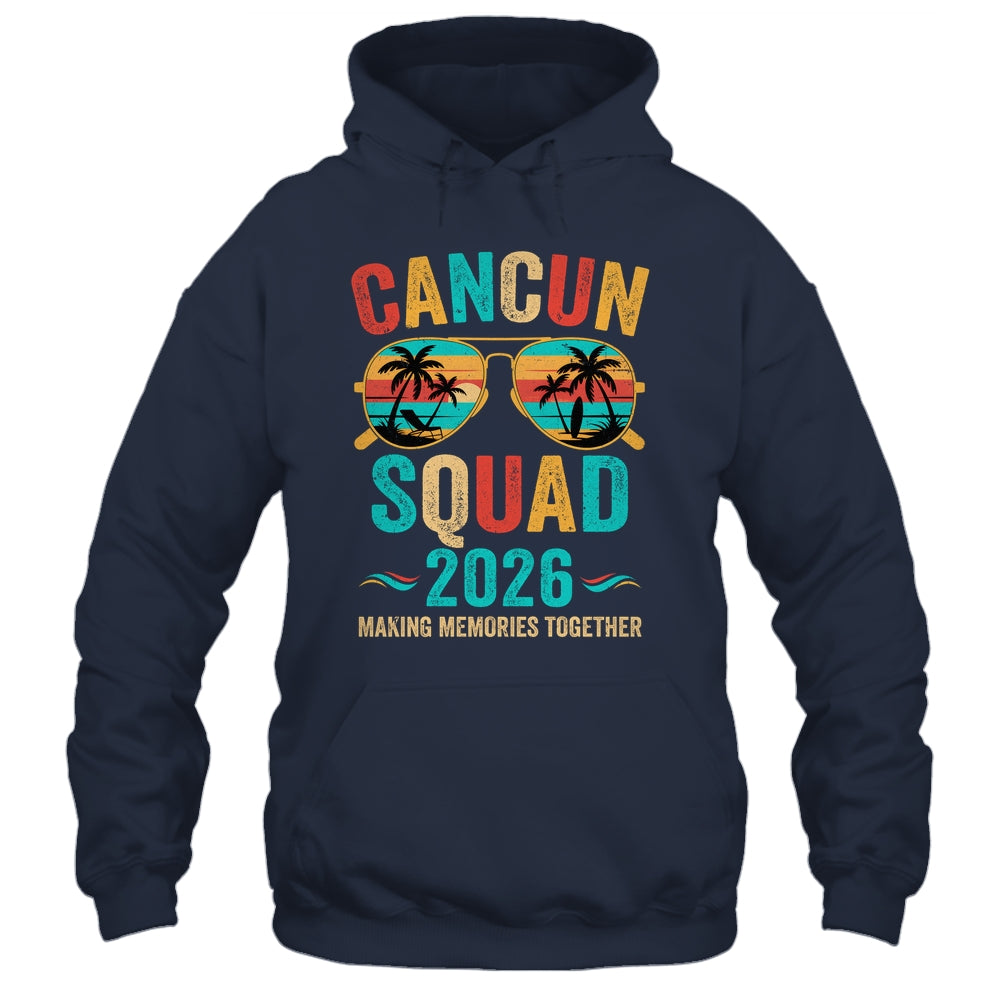 Cancun Vacation Squad 2026 Family Matching Vintage Shirt & Tank Top | teecentury