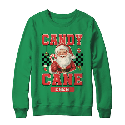 Candy Cane Crew Vintage Christmas Santa Claus Retro Xmas Shirt & Sweatshirt | teecentury