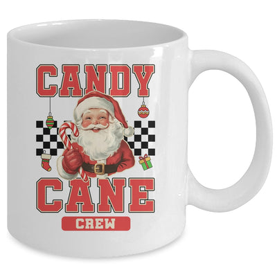 Candy Cane Crew Vintage Christmas Santa Claus Retro Xmas Mug | teecentury