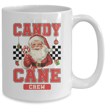 Candy Cane Crew Vintage Christmas Santa Claus Retro Xmas Mug | teecentury