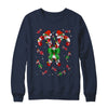 Candy Cane Santa Christmas Family Matching Funny Xmas Lights Shirt & Sweatshirt | teecentury