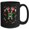 Candy Cane Santa Christmas Family Matching Funny Xmas Lights Mug | teecentury