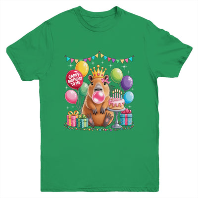 Cappy Birthday To Me Cute Capybara Birthday Girls Kids Youth Shirt | teecentury