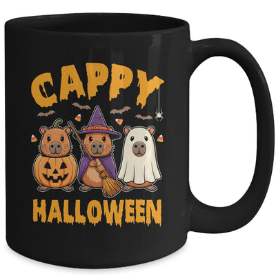 Cappy Halloween Funny Capybara Ghost Witch Pumpkin Spooky Mug | teecentury