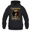 Capricorn Queen Birthday Afro Girls Black Zodiac Birthday Shirt & Tank Top | teecentury