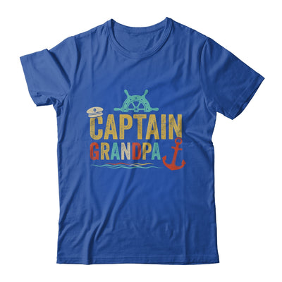 Captain Grandpa Pontoon Lake Sailor Fishing Boating For Men Shirt & Hoodie | teecentury