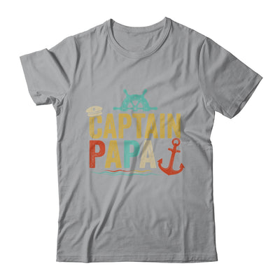 Captain Papa Pontoon Lake Sailor Fishing Boating For Men Shirt & Hoodie | teecentury