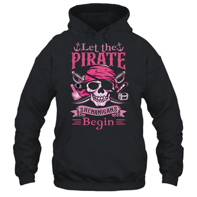 Captain Pirate Let The Pirate Shenanigans Begin Funny Shirt & Tank Top | teecentury