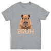 Capybara Bruh Funny Capy Meme Rodent Men Boys Kids Women Youth Shirt | teecentury
