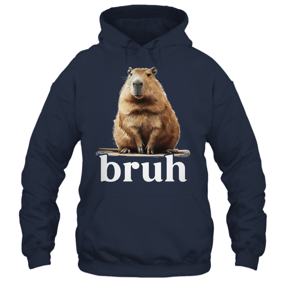 Capybara Cute Design For Men Women Boys Girls Capybara Bruh Shirt & Tank Top | teecentury