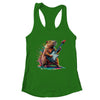 Capybara Playing Electric Guitar Funny Capybaras Lover Shirt & Tank Top | teecentury