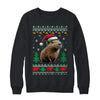 Capybara Santa Hat Ugly Christmas Capybara Lover Xmas Shirt & Sweatshirt | teecentury