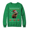 Capybara Santa Hat Ugly Christmas Capybara Lover Xmas Shirt & Sweatshirt | teecentury