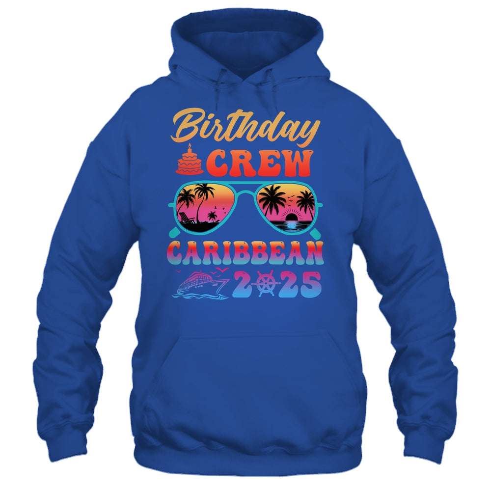 Caribbean Birthday Crew Vacation Cruise 2025 Summer Trip Group Shirt & Tank Top | teecentury