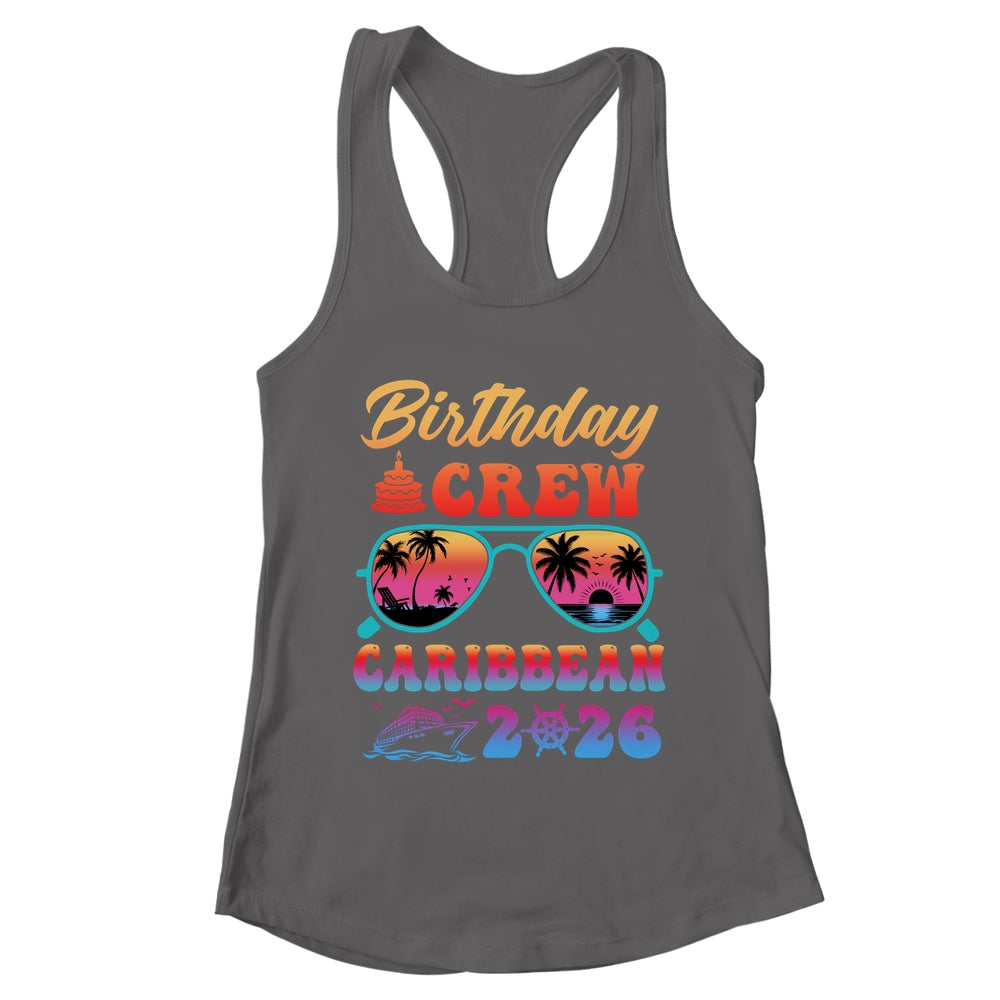 Caribbean Birthday Crew Vacation Cruise 2026 Summer Trip Group Shirt & Tank Top | teecentury