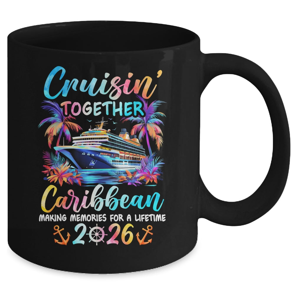 Caribbean Cruise 2026 Family Cruisin' Vacation Together Mug | teecentury