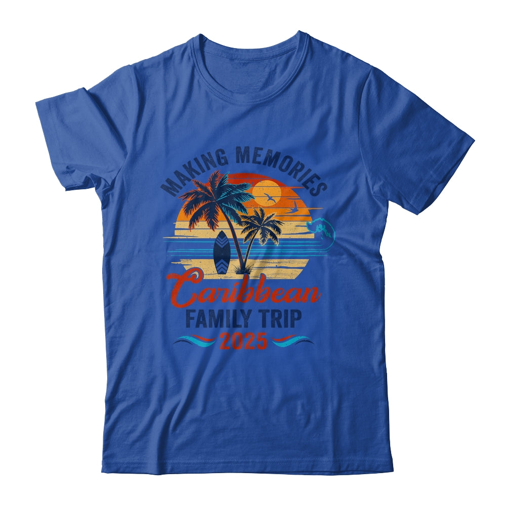 Caribbean Family Vacation 2025 Making Memories Together Trip Shirt & Tank Top | teecentury
