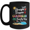 Caribbean Family Vacation 2025 Straight Trippin Trip Mug | teecentury