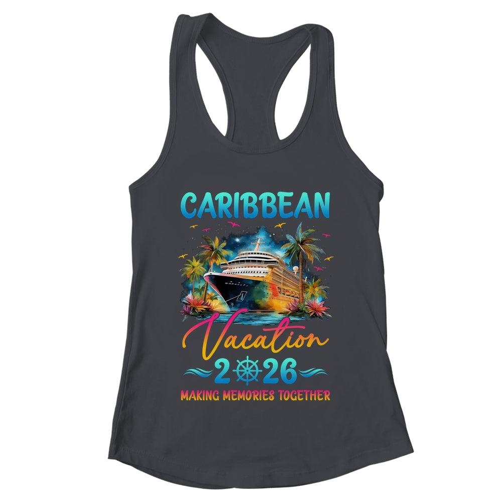 Caribbean Family Vacation 2026 Matching Group Summer Shirt & Tank Top | teecentury