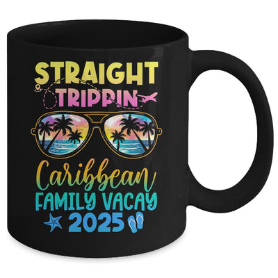 Caribbean Family Vacay Vacation 2025 Straight Trippin Mug | teecentury