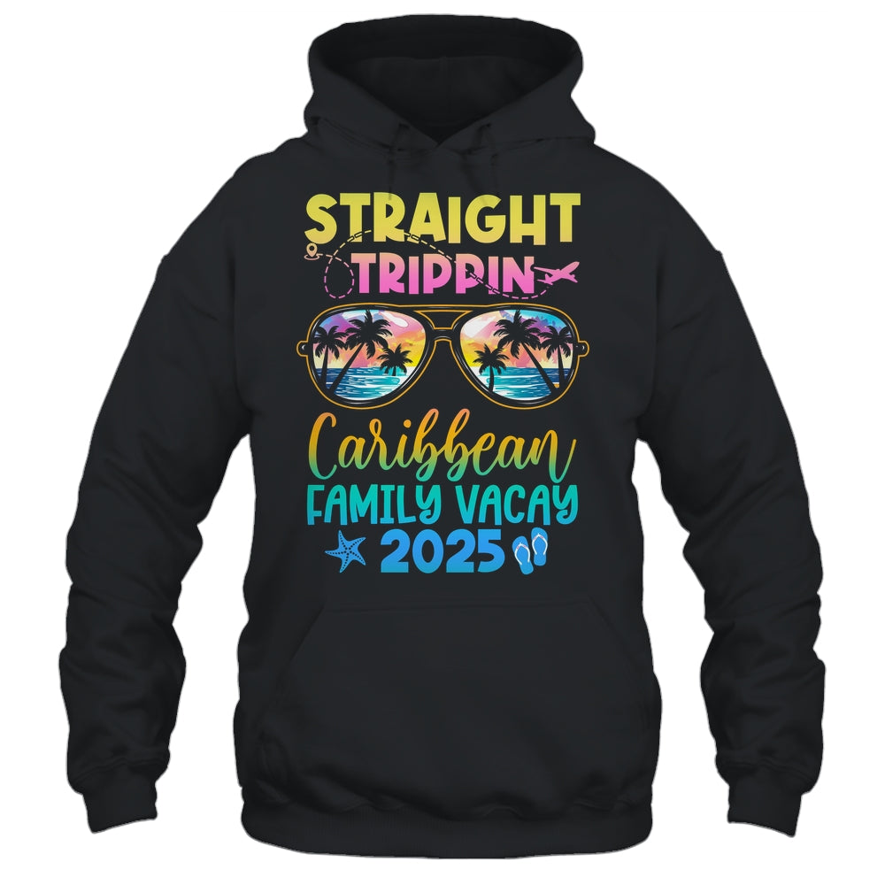 Caribbean Family Vacay Vacation 2025 Straight Trippin Shirt & Tank Top | teecentury