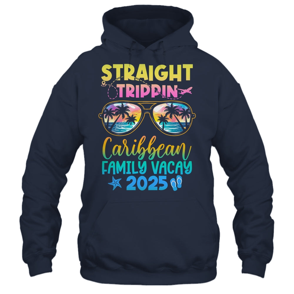 Caribbean Family Vacay Vacation 2025 Straight Trippin Shirt & Tank Top | teecentury