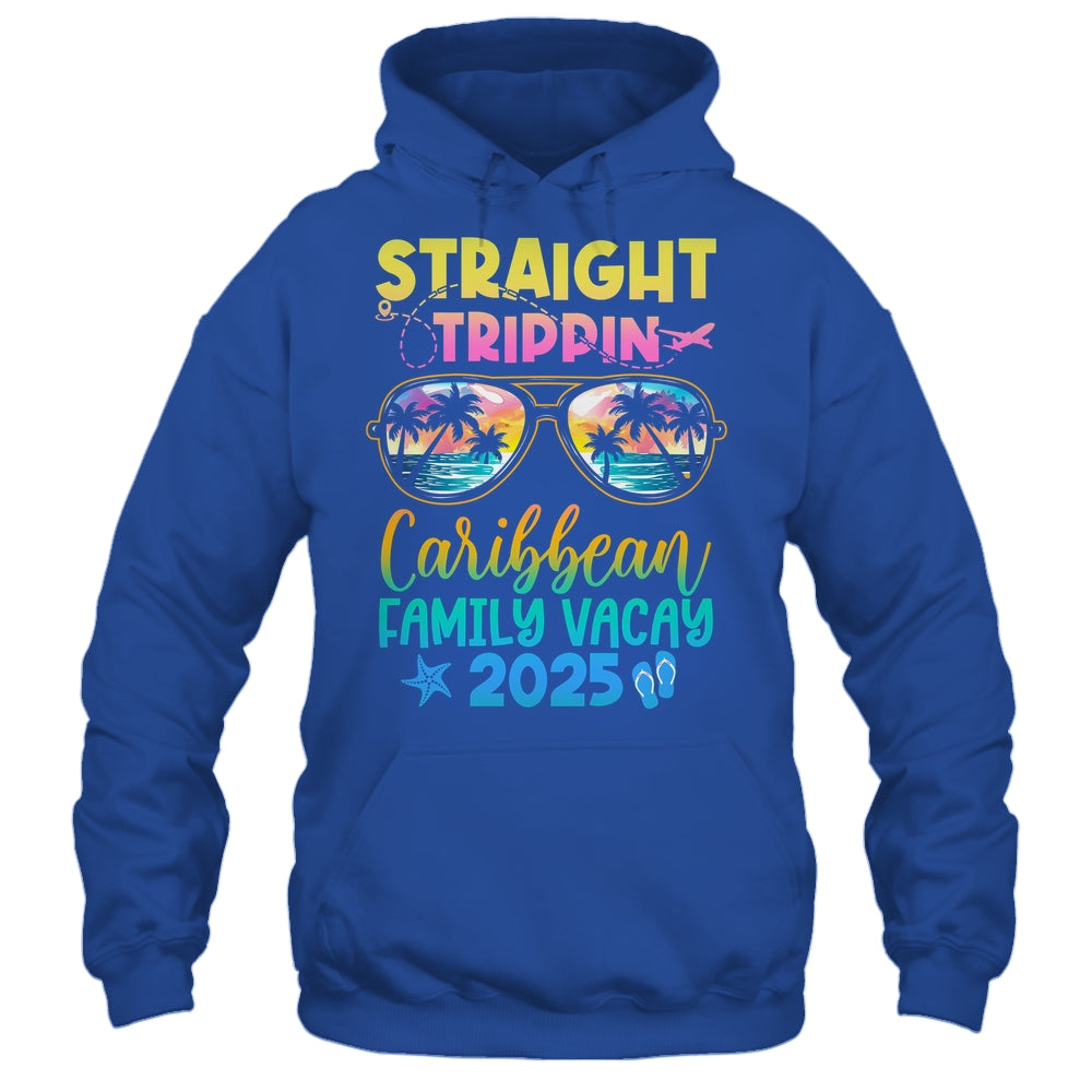 Caribbean Family Vacay Vacation 2025 Straight Trippin Shirt & Tank Top | teecentury