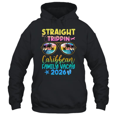 Caribbean Family Vacay Vacation 2026 Straight Trippin Shirt & Tank Top | teecentury