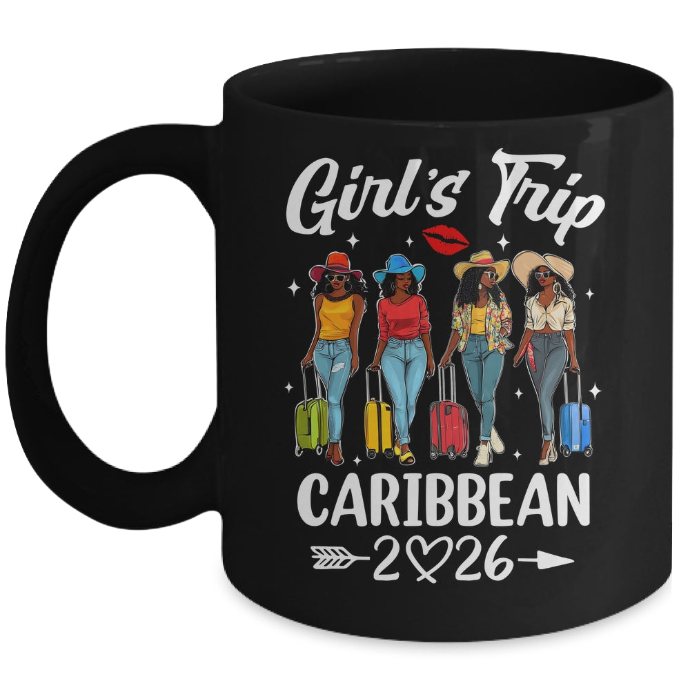 Caribbean Girls Trip 2026 Birthday Squad Women Vacation Mug | teecentury