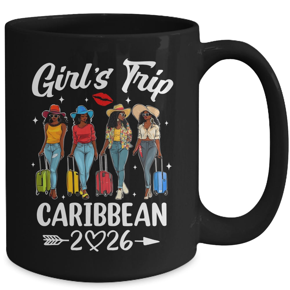Caribbean Girls Trip 2026 Birthday Squad Women Vacation Mug | teecentury