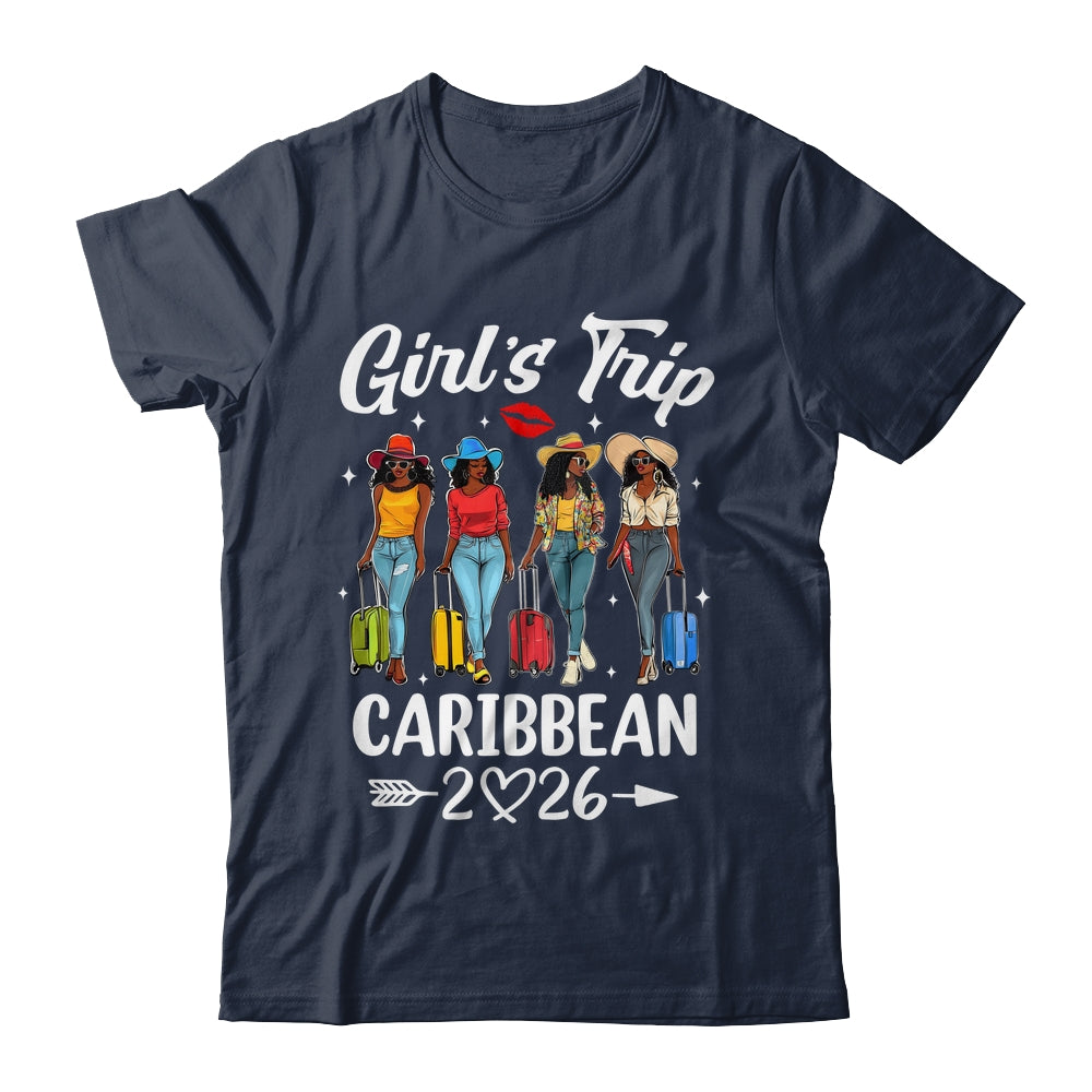 Caribbean Girls Trip 2026 Birthday Squad Women Vacation Shirt & Tank Top | teecentury
