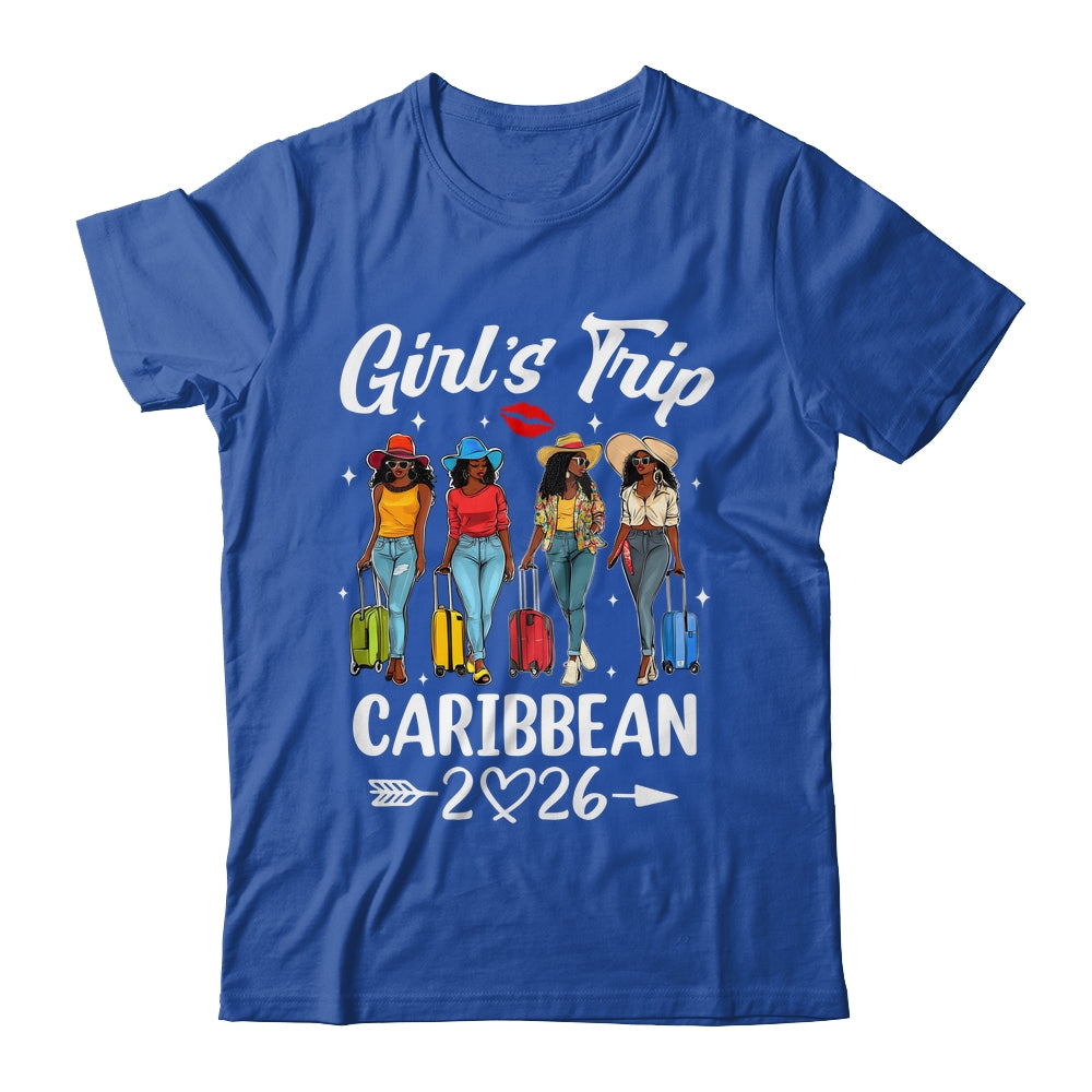 Caribbean Girls Trip 2026 Birthday Squad Women Vacation Shirt & Tank Top | teecentury