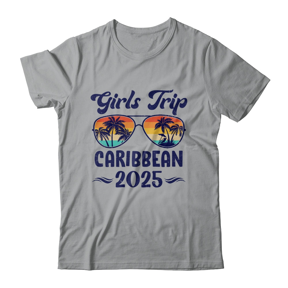 Caribbean Girls Trip Beach Vacation 2025 Matching Group Shirt & Tank Top | teecentury