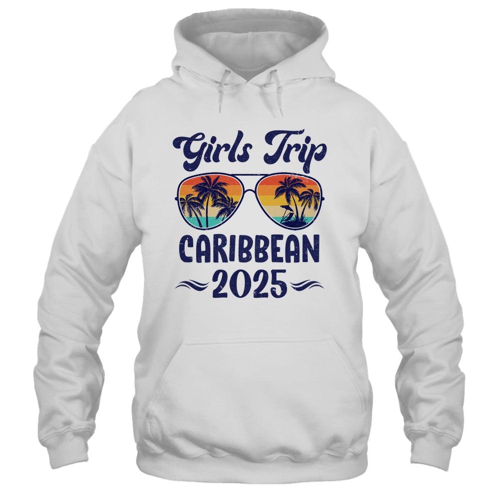 Caribbean Girls Trip Beach Vacation 2025 Matching Group Shirt & Tank Top | teecentury