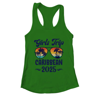 Caribbean Girls Trip Beach Vacation 2025 Matching Group Shirt & Tank Top | teecentury