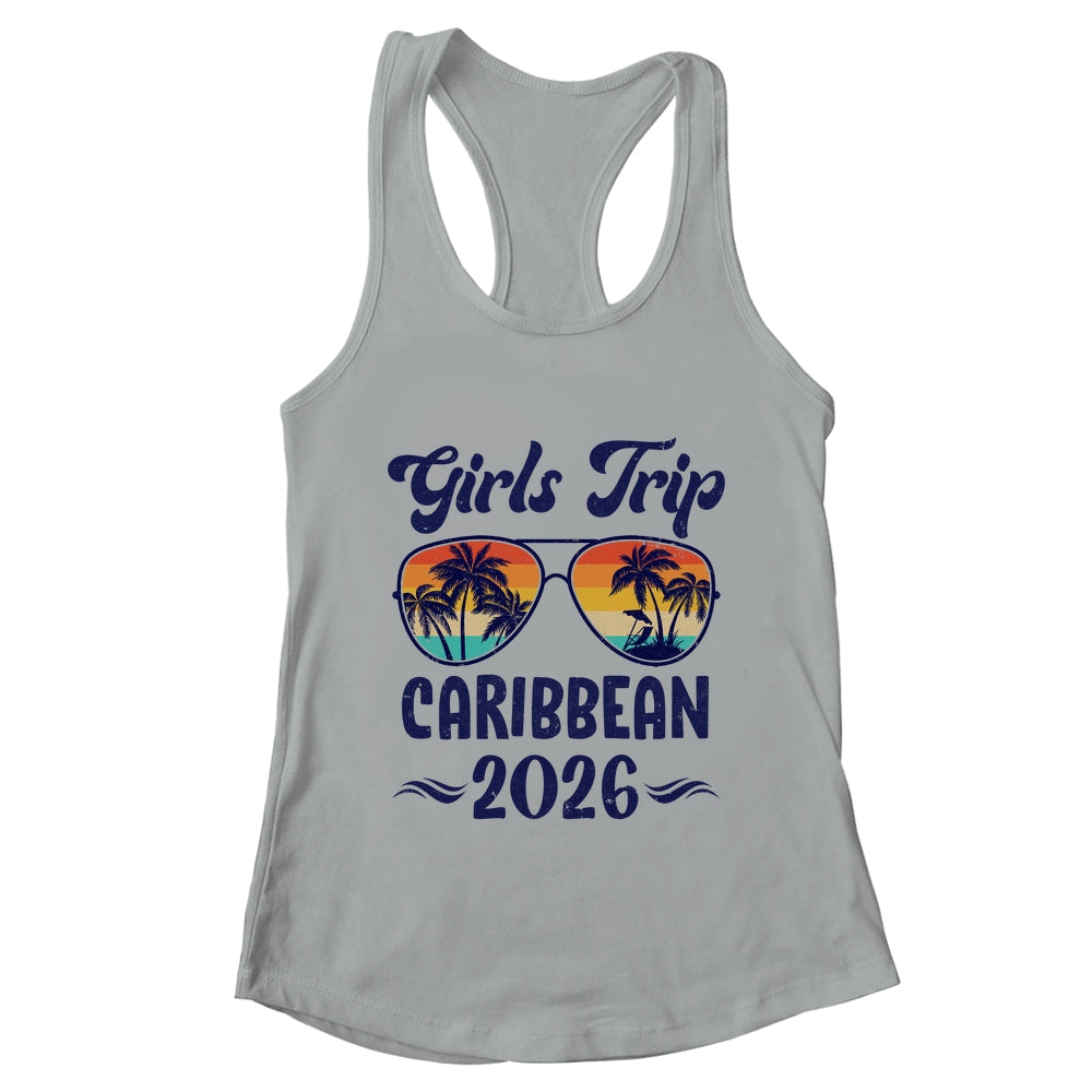 Caribbean Girls Trip Beach Vacation 2026 Matching Group Shirt & Tank Top | teecentury