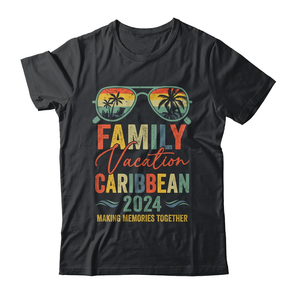 Caribbean Vacation 2024 Matching Family Group Summer Shirt & Tank Top | teecentury