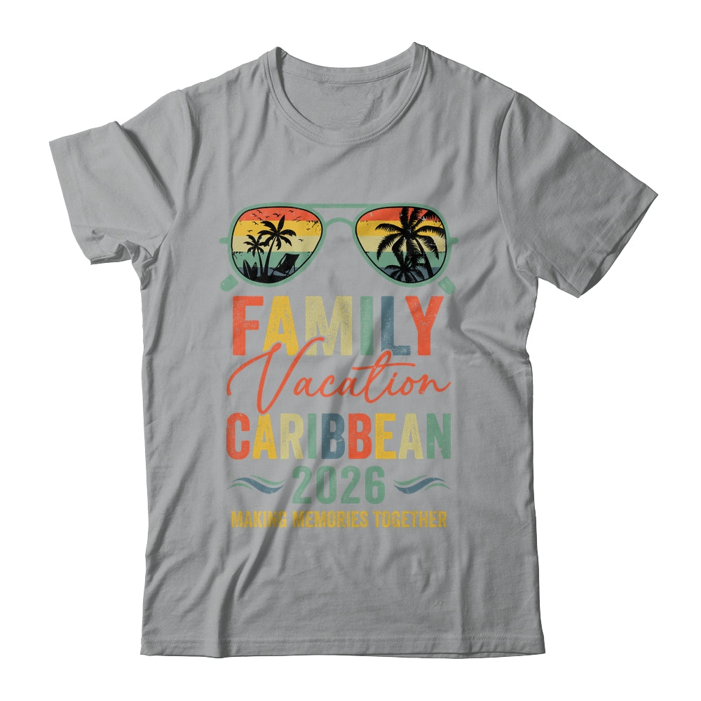 Caribbean Vacation 2026 Matching Family Group Summer Shirt & Tank Top | teecentury