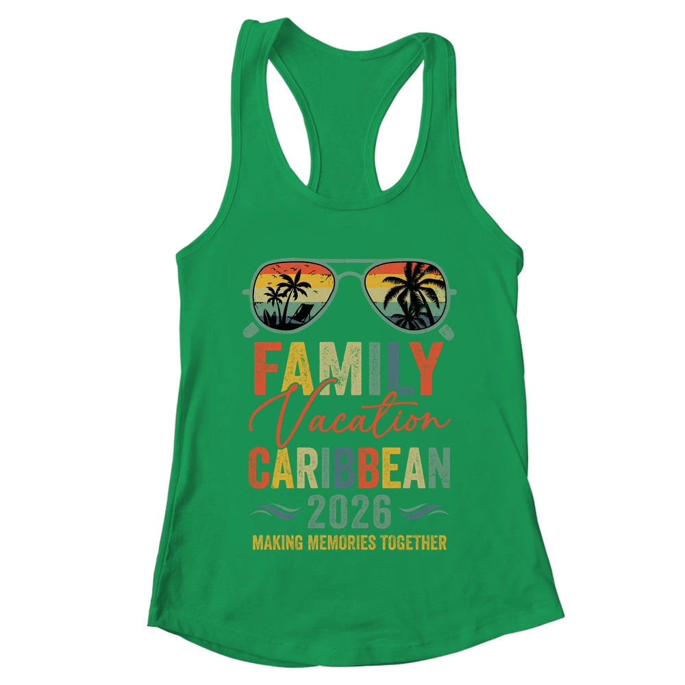 Caribbean Vacation 2026 Matching Family Group Summer Shirt & Tank Top | teecentury
