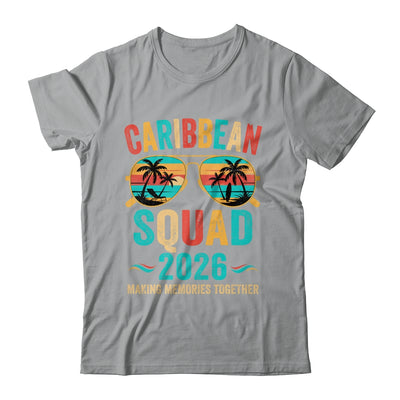 Caribbean Vacation Squad 2026 Family Matching Vintage Shirt & Tank Top | teecentury