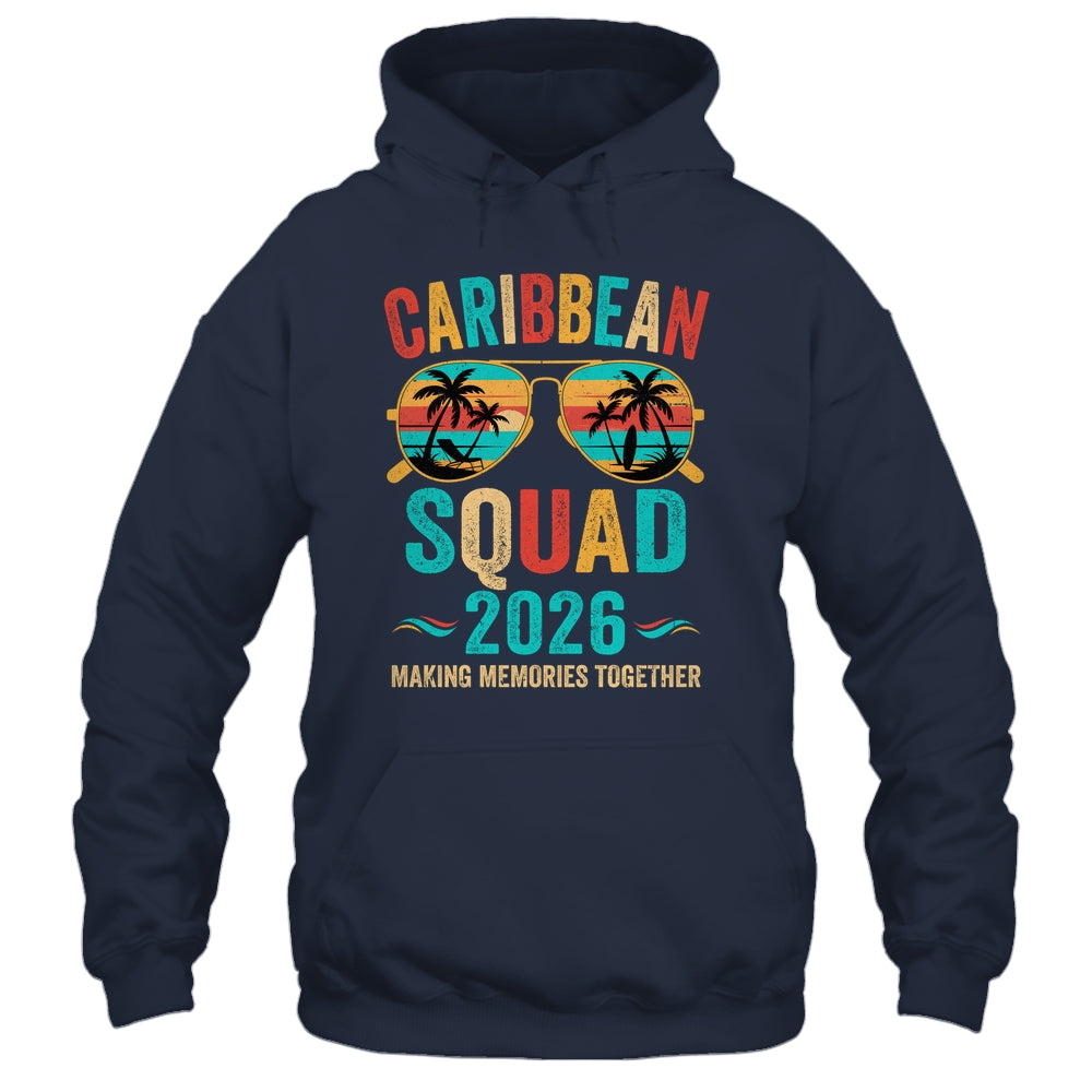 Caribbean Vacation Squad 2026 Family Matching Vintage Shirt & Tank Top | teecentury