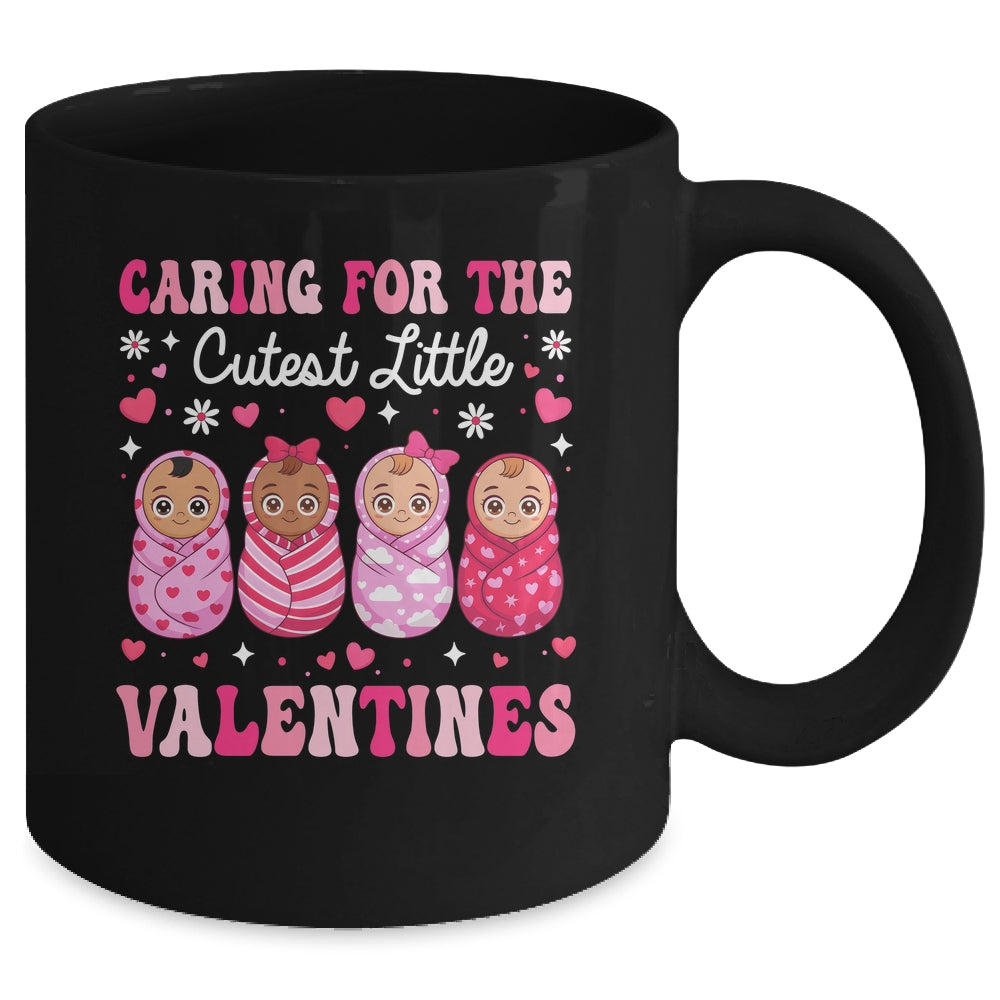 Caring For The Cutest Little Valentines NICU Nurse Cute Baby Mug | teecentury