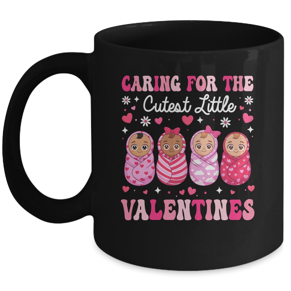 Caring For The Cutest Little Valentines NICU Nurse Cute Baby Mug | teecentury