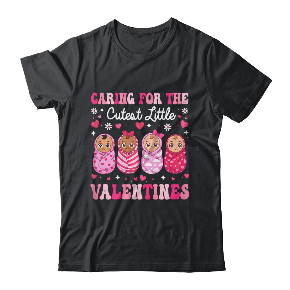 Caring For The Cutest Little Valentines NICU Nurse Cute Baby Shirt & Tank Top | teecentury