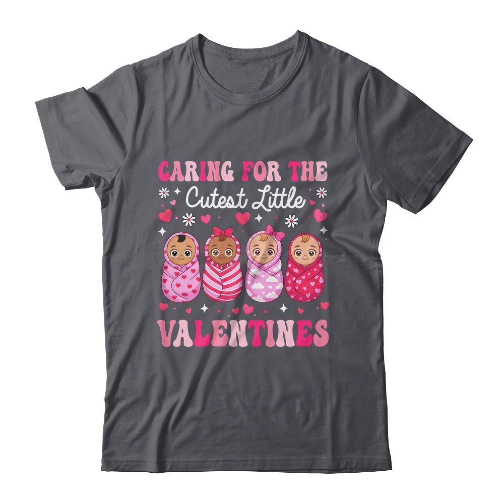 Caring For The Cutest Little Valentines NICU Nurse Cute Baby Shirt & Tank Top | teecentury