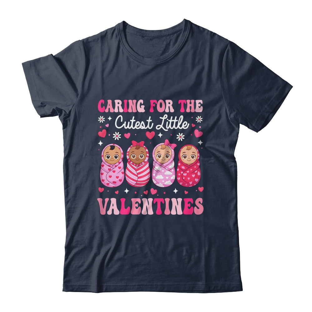 Caring For The Cutest Little Valentines NICU Nurse Cute Baby Shirt & Tank Top | teecentury