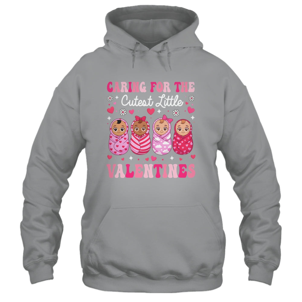 Caring For The Cutest Little Valentines NICU Nurse Cute Baby Shirt & Tank Top | teecentury