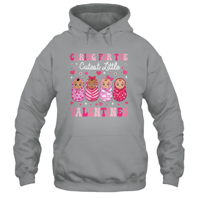 Caring For The Cutest Little Valentines NICU Nurse Cute Baby Shirt & Tank Top | teecentury